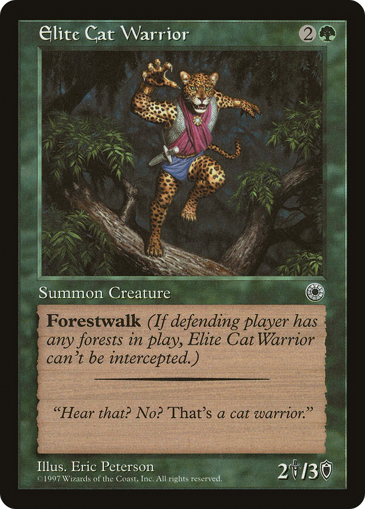 Elite Cat Warrior (With Flavour Text)