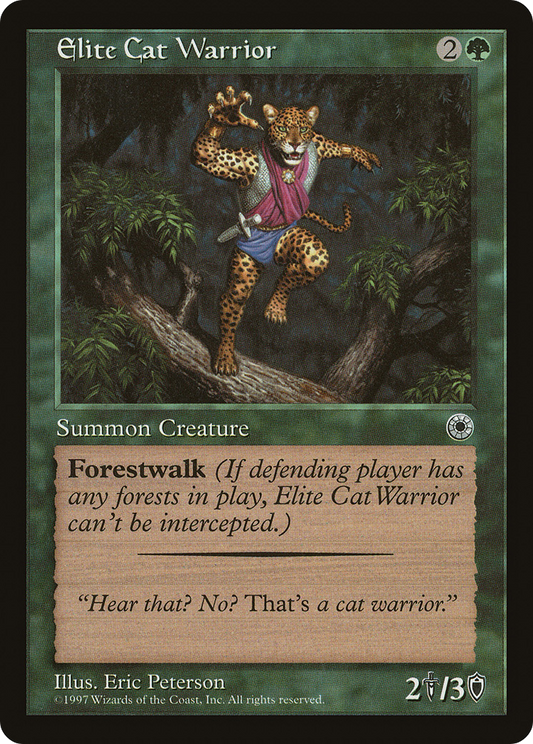Elite Cat Warrior (With Flavour Text)