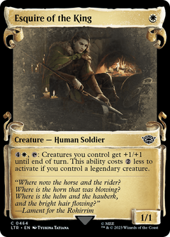 Esquire of the King (0464) (Showcase) - Silver Foil
