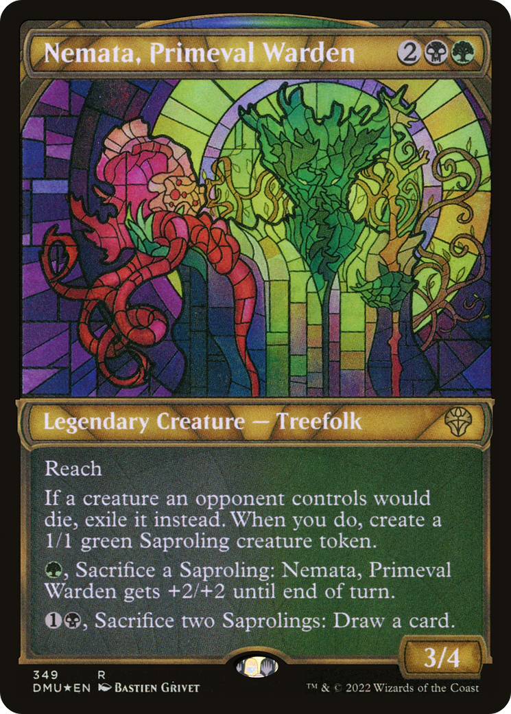 Nemata, Primeval Warden (349) (Showcase) - Textured Foil