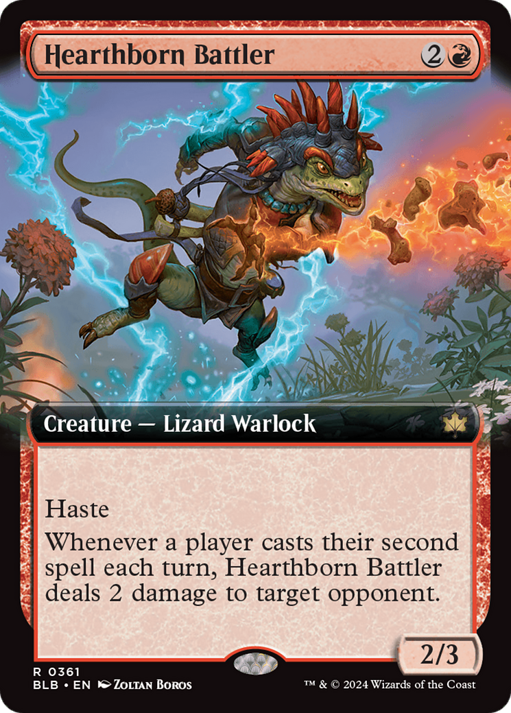 Hearthborn Battler (0361) (Extended Art) - Foil