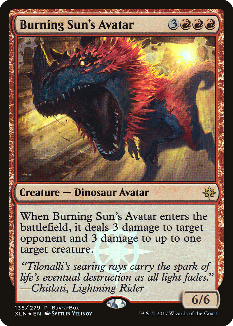 Burning Sun's Avatar (135) (Buy-a-Box) - Foil