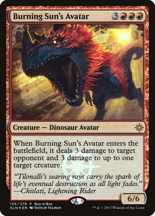 Burning Sun's Avatar (135) (Buy-a-Box) - Foil