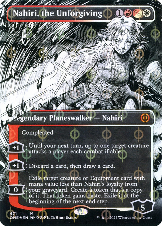 Nahiri, the Unforgiving (471) (Borderless) - Compleat Foil