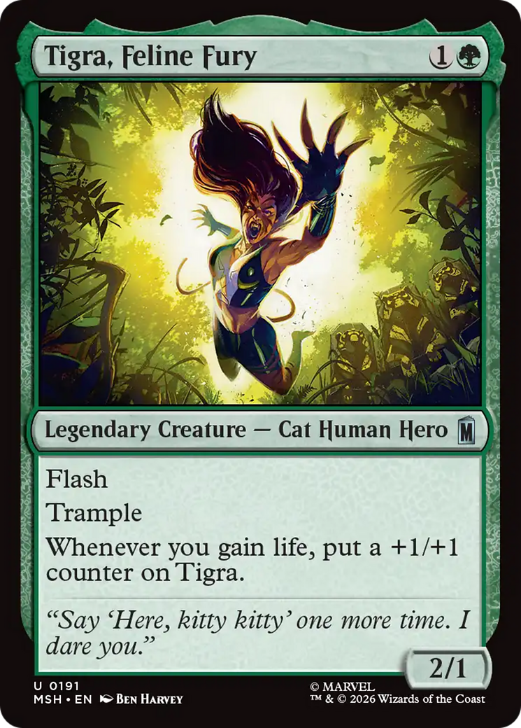 Tigra, Feline Fury (0191) (MSH)