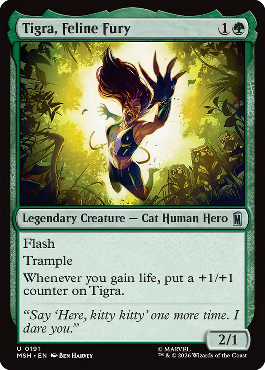 Tigra, Feline Fury (0191) (MSH)