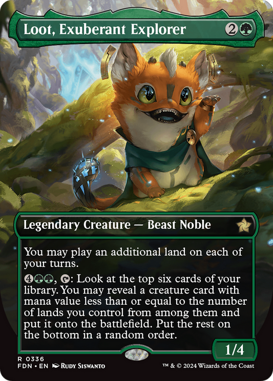 Loot, Exuberant Explorer (0336) (Borderless) - Foil