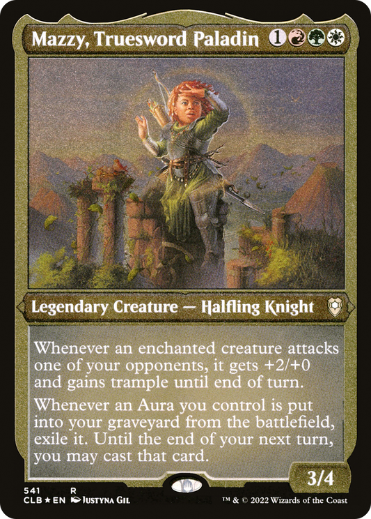 Mazzy, Truesword Paladin - Foil Etched