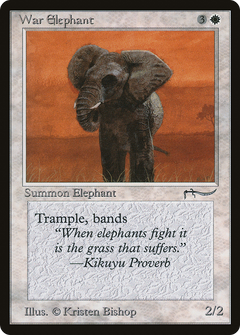 War Elephant (Dark Mana Symbol)