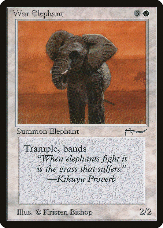 War Elephant (Dark Mana Symbol)