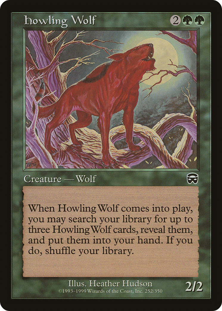 Howling Wolf - Foil