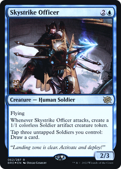 Skystrike Officer (062) (Prerelease) - Foil