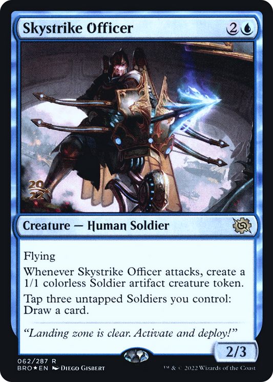 Skystrike Officer (062) (Prerelease) - Foil