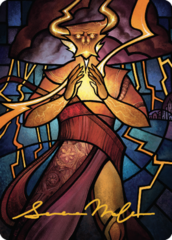 Najal, the Storm Runner (74/81) Art Card (ADMU) - Gold-Stamped Signature