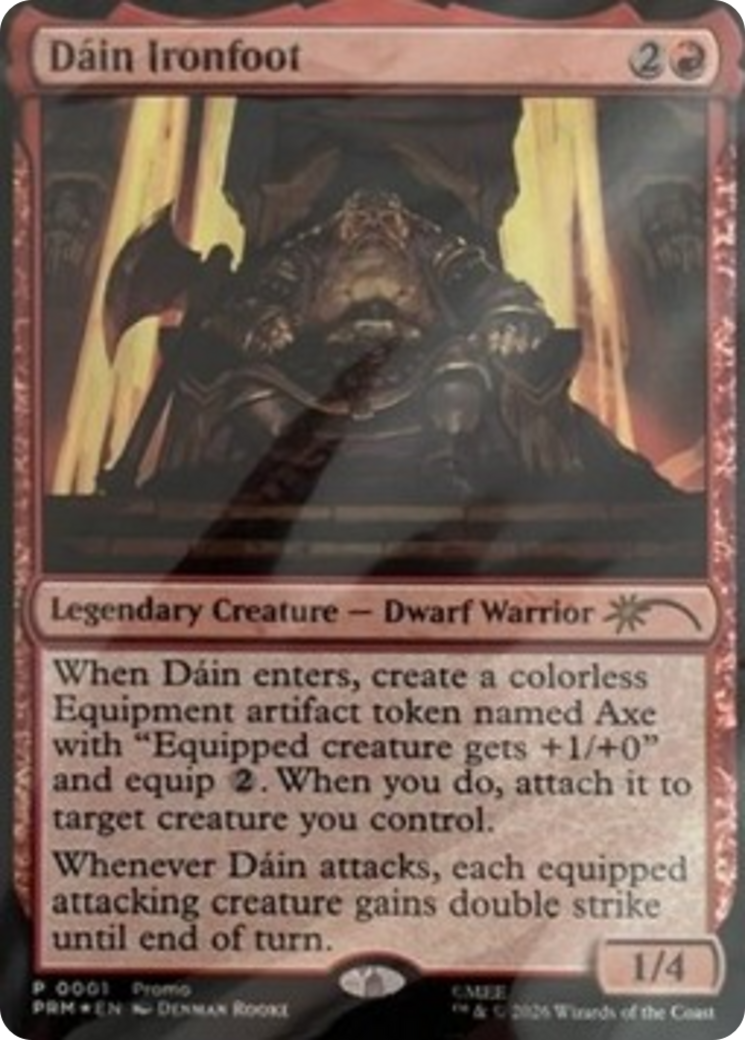 Dáin Ironfoot (0001) (Promo) (PMEI) - Foil