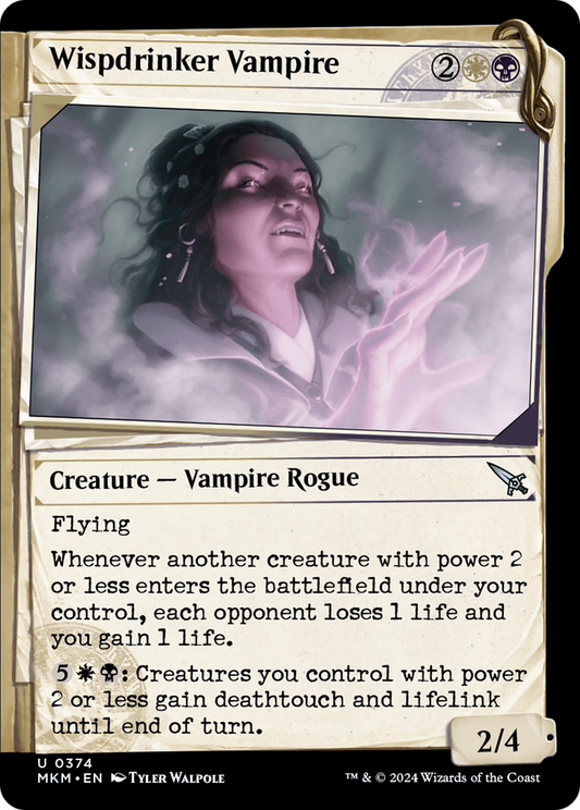 Wispdrinker Vampire (0374) (Showcase) - Foil