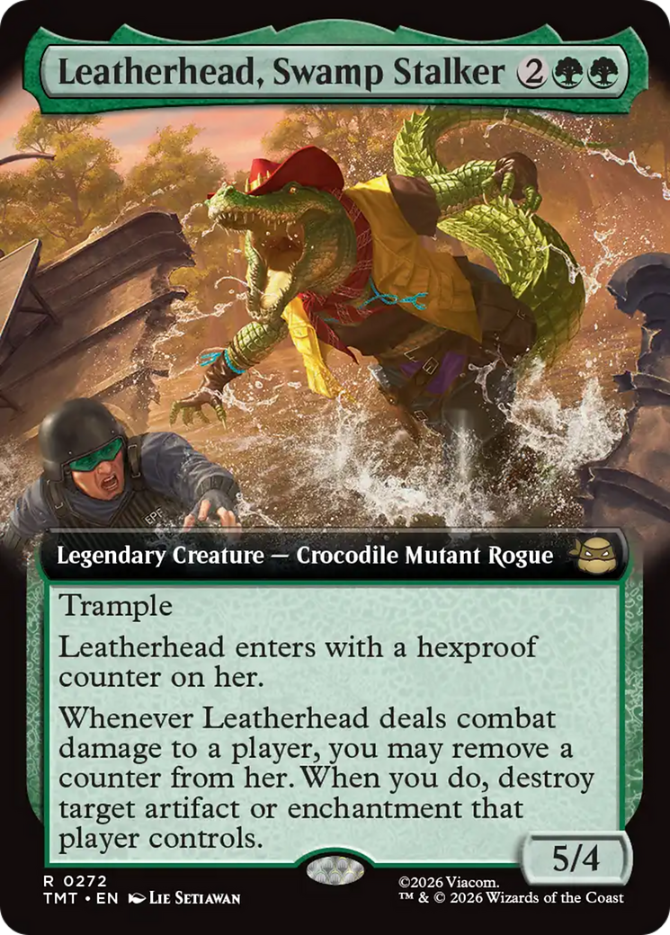 Leatherhead, Swamp Stalker (0272) (Extended Art) (TMT) - Foil