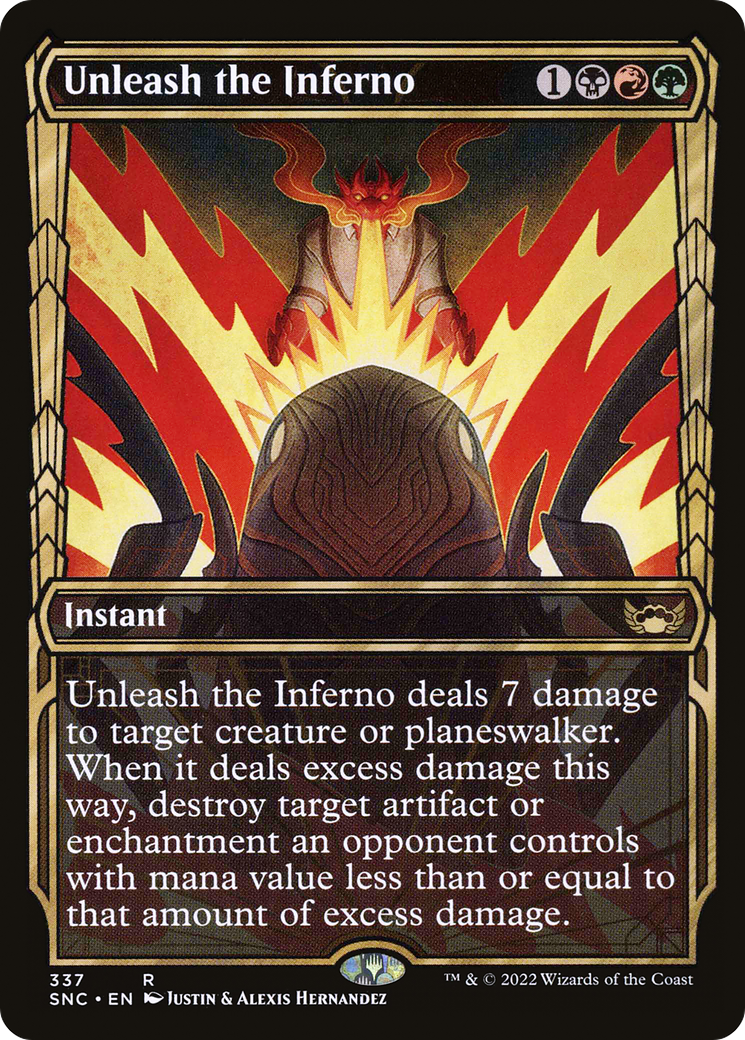 Unleash the Inferno (337) (Showcase) - Foil