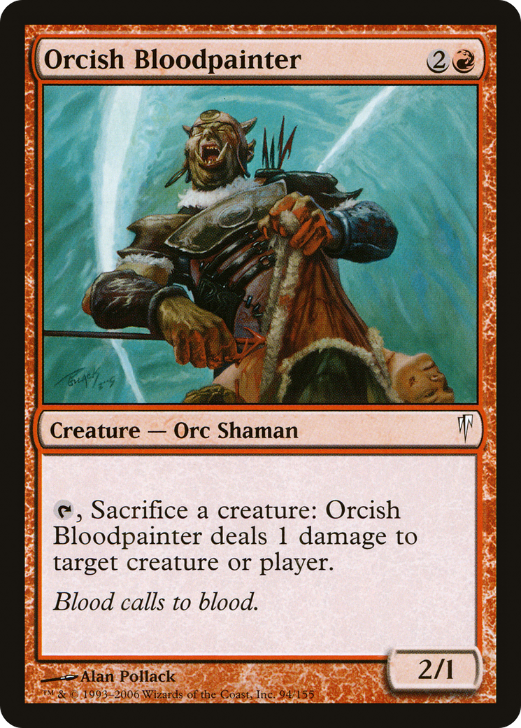 Orcish Bloodpainter - Foil