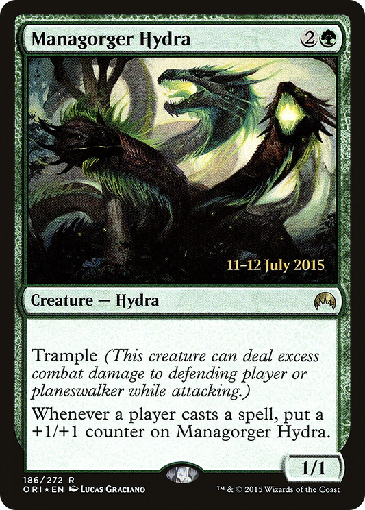 Managorger Hydra (186) (Prerelease) - Foil