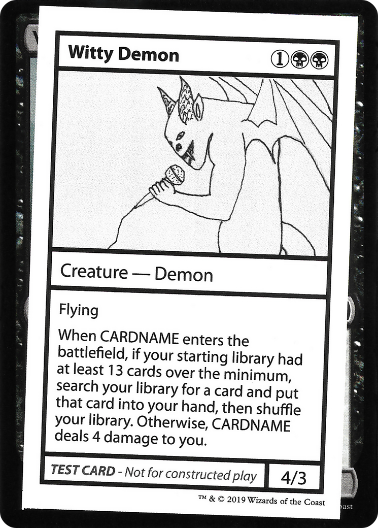 Witty Demon (No PW Symbol)