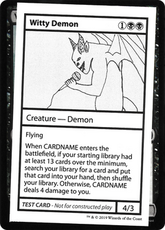 Witty Demon (No PW Symbol)