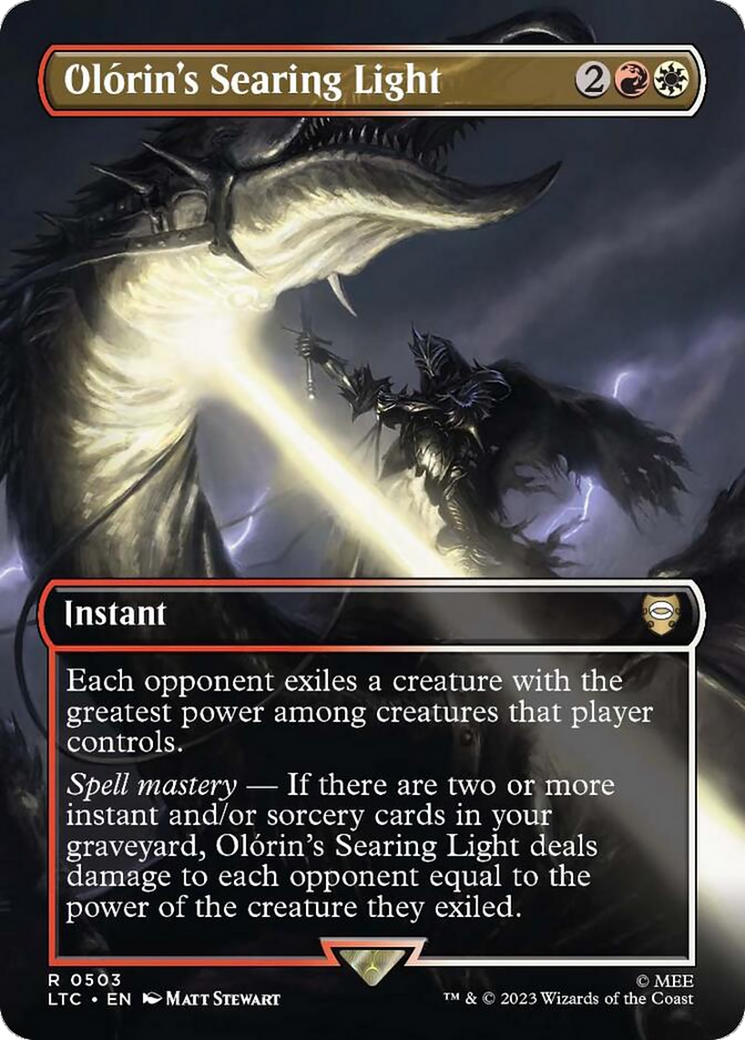 Olorin's Searing Light (0503) (Borderless) - Foil
