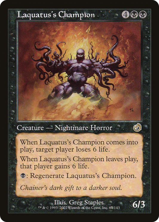Laquatus's Champion - Foil