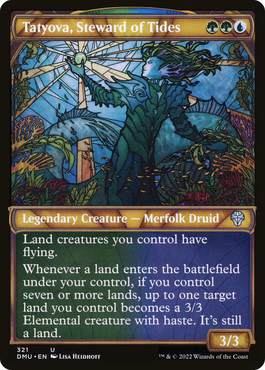 Tatyova, Steward of Tides (321) (Showcase) - Foil