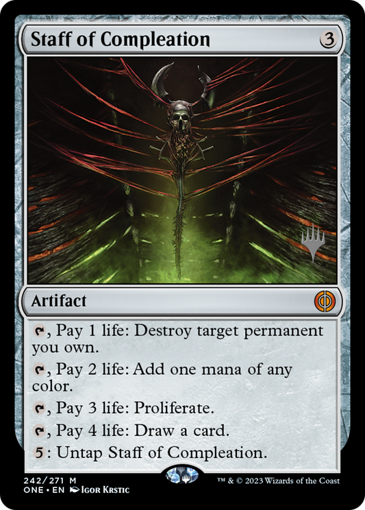Staff of Compleation (242) (Promo Pack) - Foil