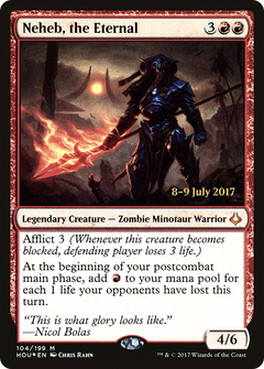 Neheb, the Eternal (104) (Prerelease) - Foil