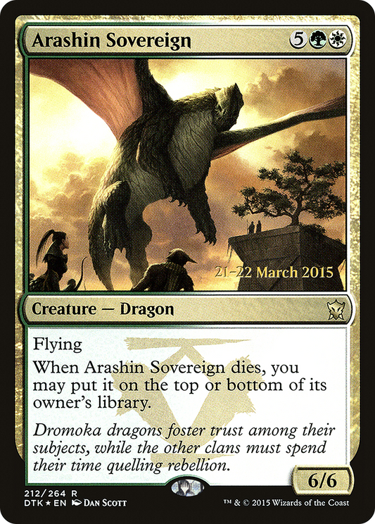 Arashin Sovereign (212) (Prerelease) - Foil