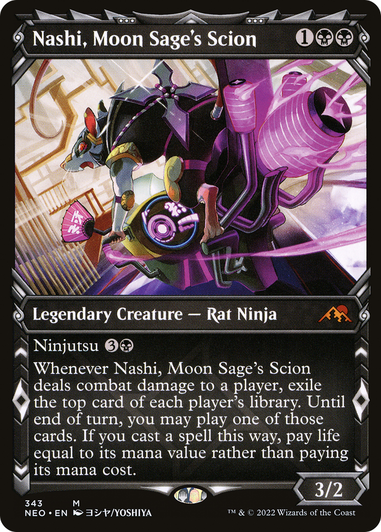 Nashi, Moon Sage's Scion (343) (Showcase) - Foil