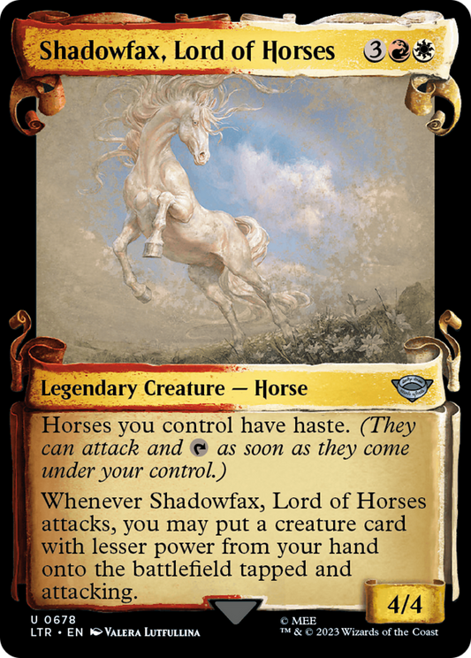 Shadowfax, Lord of Horses (0678) (Showcase) - Silver Foil