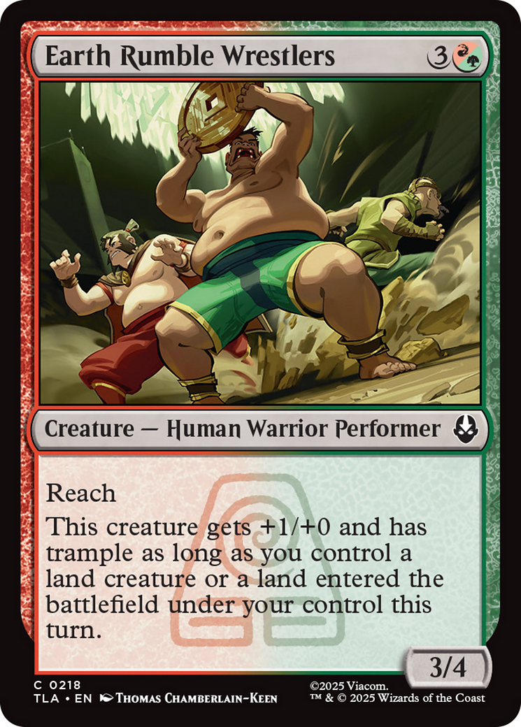 Earth Rumble Wrestlers - Foil tla