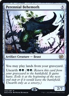 Perennial Behemoth (202) (Prerelease) - Foil