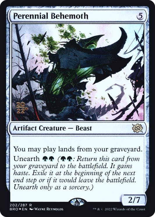 Perennial Behemoth (202) (Prerelease) - Foil