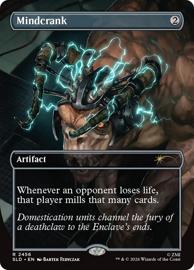 Mindcrank (2456) (Borderless) (SLD) - Foil