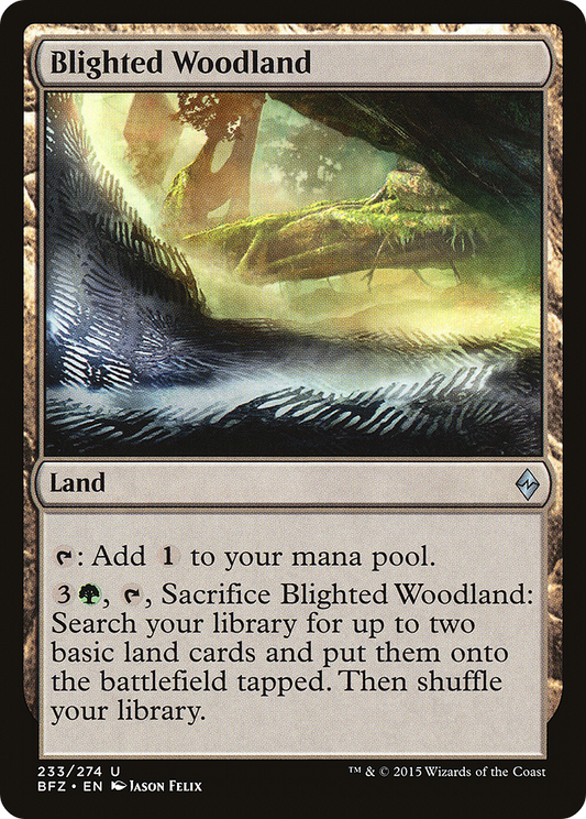 Blighted Woodland - Foil