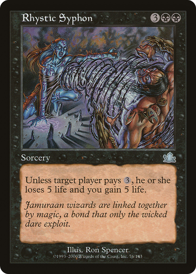 Rhystic Syphon - Foil