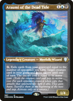 Araumi of the Dead Tide - Foil Etched