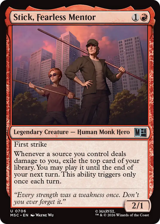 Stick, Fearless Mentor (MSC) - Foil