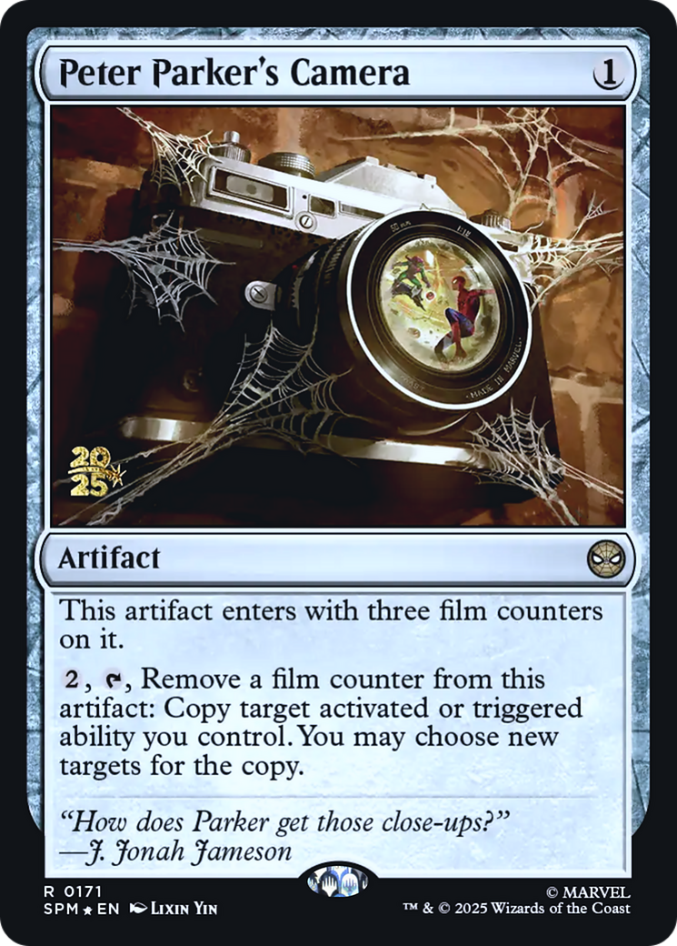 Peter Parker's Camera (0171) (Prerelease) - Foil pspm