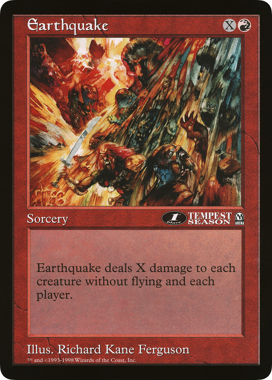 Earthquake (1st Place) (Oversized) (Arena League Promo)
