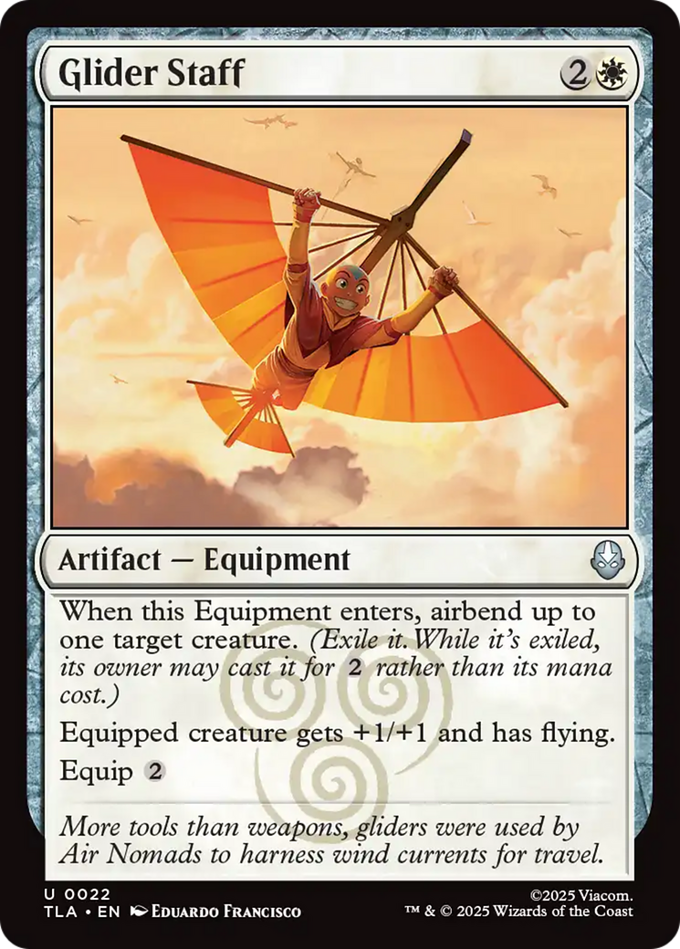 Glider Staff - Foil tla