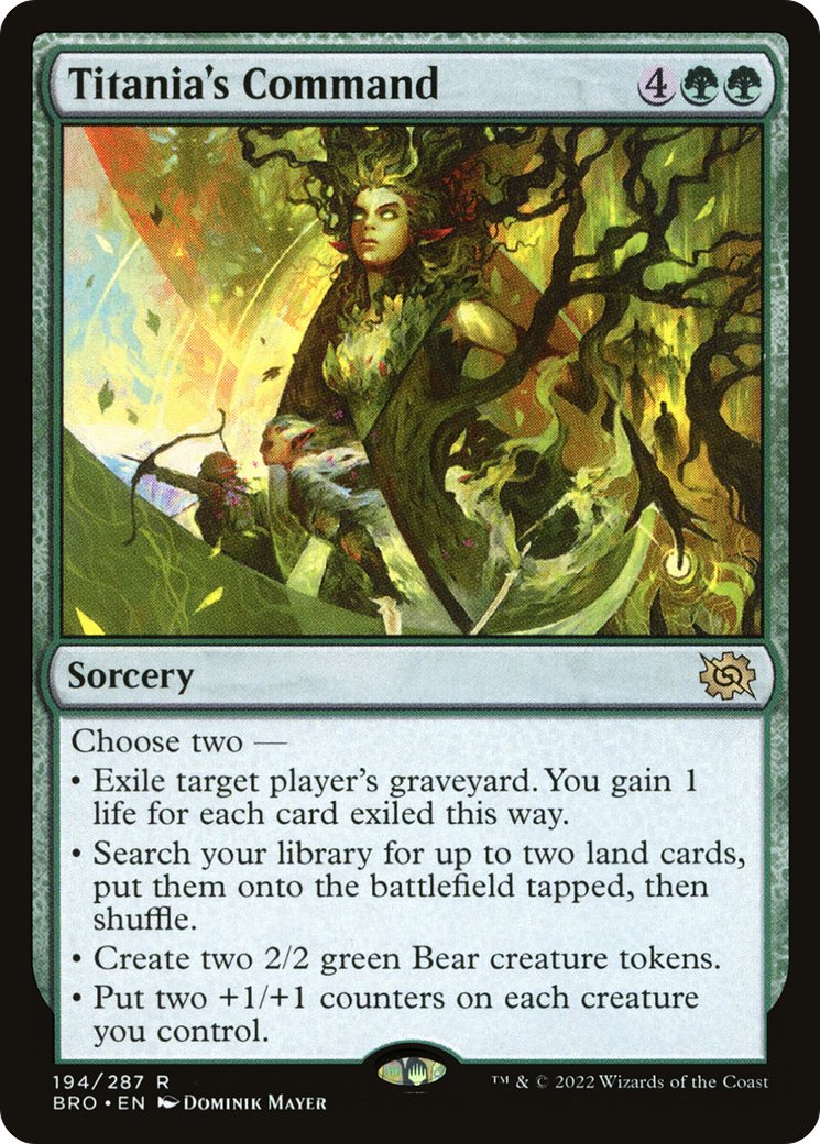 Titania's Command - Foil