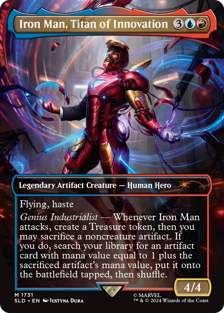 Iron Man, Titan of Innovation (1731) (Borderless) - Foil