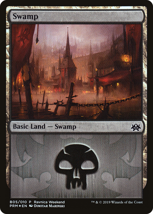 Swamp (B05) (Ravnica Weekend) - Foil