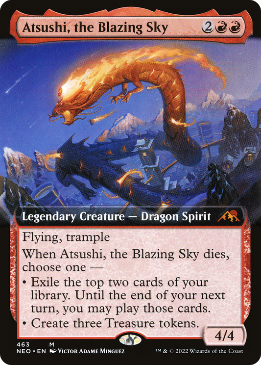 Atsushi, the Blazing Sky (463) (Extended Art) - Foil