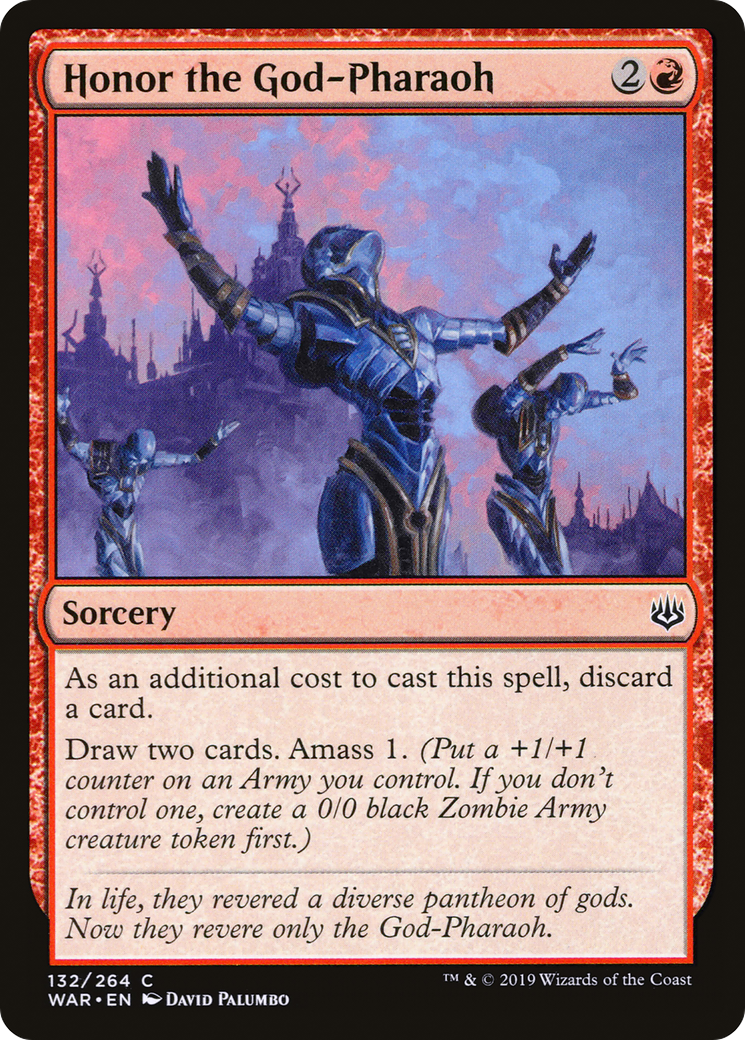 Honor the God-Pharaoh - Foil